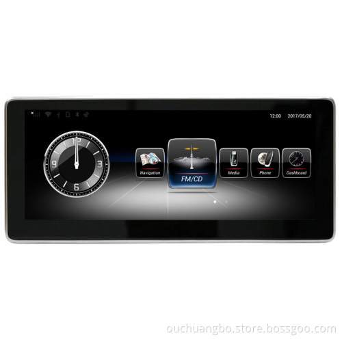 Ouchuangbo car audio gps stereo navi for Mercedes Benz CLA GLA A Class W176 2013-2015 android 6.0